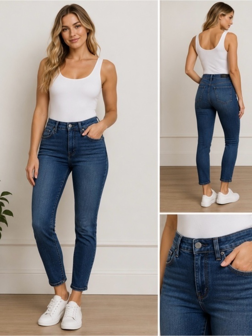 Liverpool Los Angeles High Rise Ankle Skinny Jeans Size 8/29